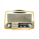 RADIO ECOPOWER EP-F215B BLUETOOTH / USB / FM / AM - DOURADO