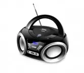 RADIO PORTATIL QUANTA QTRP438 CD/MP3/USB-PRETO