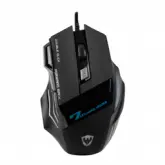 Ratón Gamer Satellite A-89 RGB 4800 DPI USB - Negro
