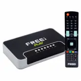 Receptor Freei Play Wifi Hd Android Iptv - Preto Cinza
