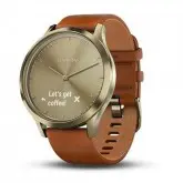RELOGIO GARMIN VIVOMOVE HR PREMIUM BLUETOOTH - MARROM CLARO (010-01850-05)