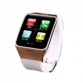 RELOGIO SMARTWATCH LG128 BRANCO COM DOURADO