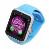 RELOGIO SMARTWATCH Q7S AZUL COM PRATA