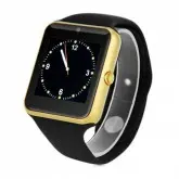RELOGIO SMARTWATCH Q7S PRETO COM DOURADO