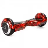 SCOOTER ELETRICO SMART BALANCE 6.5equot; COM BLUETOOTH E BOLSA VERMELHO FOGO