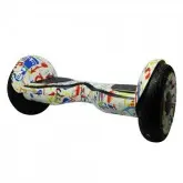 SCOOTER ELETRICO SMART BALANCE PRO MOUNTAIN 10equot; PM-12 COM BLUETOOTH E BOLSA - BRANCO GRAFITE