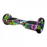 SCOOTER ELETRICO SMART BALANCE PRO MOUNTAIN 6.5equot; PLUS COM ALCA, LED E BLUETOOTH - FULL GREEN