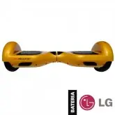 SCOOTER ELETRICO SMART BALANCE PRO MOUNTAIN PM-01 6.5equot; COMPLETO E BATERIA LG - DOURADO