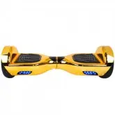 SCOOTER ELETRICO SMART BALANCE STARWHELL CHROME 6.5equot; COM BLUETOOTH E BOLSA DOURADO