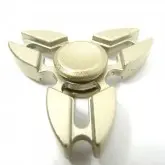 SPINNER ANTI STRESS METAL 3 PONTAS DUPLAS DOURADO