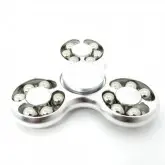 SPINNER ANTI STRESS METAL COM ESFERA ROLAMENTO PRATA