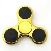 SPINNER HAND ANTI STREES CHROMA LED DESENHO DOURADO