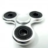 SPINNER HAND ANTI STREES METAL CHROMADO HS01 PRATA