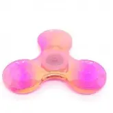 SPINNER HAND COM BRILHO ROSA ANTI STRESS