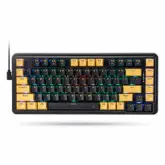 Teclado Game Redragon Elf K649PY-RGB Wired - Preto Amarelo