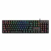 Teclado Gamer Redragon K589RGB-SP Shrapnel RGB Switch Blue - Negro (Caja Dañada)