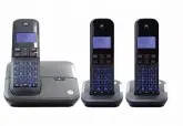 TELEFONE MOTOROLA M4000 3 BASES COM BINA EXPANSIVEL PRETO