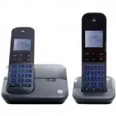 TELEFONE MOTOROLA M6000 2 BASES COM BINA PRETO