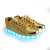 TENIS LED 005 DOURADO NUMERO 30