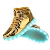 TÊNIS LED GATI KIDS TXL31 DOURADO NÚMERO 28
