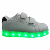 TENIS LED GATI TXL-005 BRANCO COM PRETO NUMERO 23