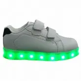 TENIS LED GATI TXL-005 BRANCO COM PRETO NUMERO 28
