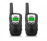 WALK TALK QUANTA QTRAC03 2 RADIOS 22 CANAIS 3KM 10TONS 38COD-PRETO