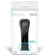 WII REMOTE MOTION PLUS *BLACK ORIG