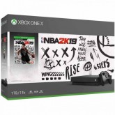CONSOLE XBOX ONE X 1TB COM JOGO NBA 2K19 - PRETO