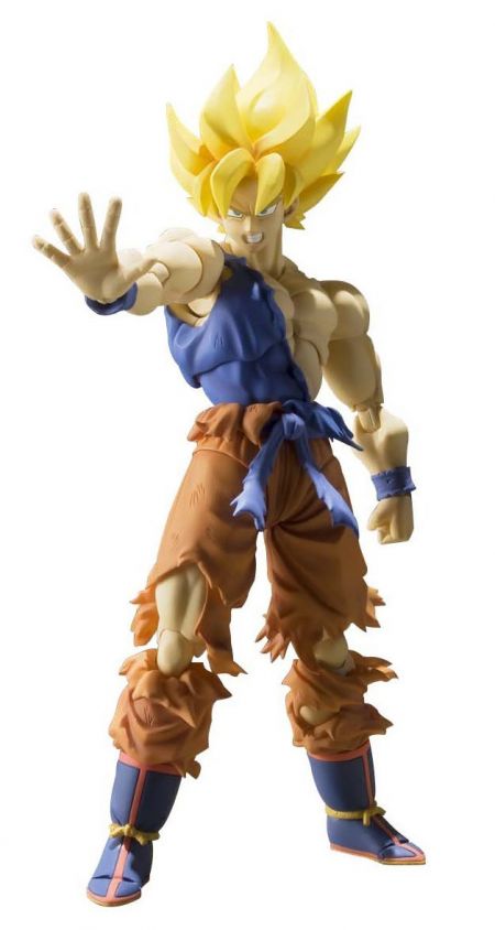 Boneco Bandai Dragon Ball Z Goku Saiyan na loja Atacado Games no Paraguai 