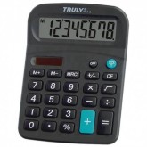 Calculadora Truly 814A-12 12 Dígitos - Black