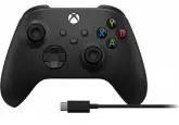Controle Xbox Series X/S 1914 + Cabo USB-C - Preto