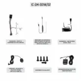 I-Cable Gm Ic-Gm-0001W/D2 Onix/Spin/Prisma/Cobalt 12/16**Lt Iso 16Vias