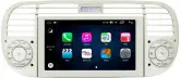 MULT AIKON X2 ANDROID 8.1 FIAT 500C BRANCO AK-28061C-DSP