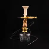 Arguile Amazon Prime Item 70 Vidrio Transp. Dorado C/Crema