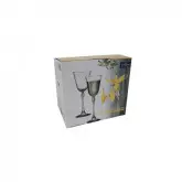 Juego De Copas Cristal Bohemia P/Vino 190Ml 6Pzs