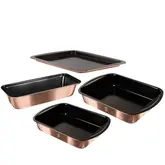 Juego De Formas Antiadherente 4Pcs Rose Berlinger Haus