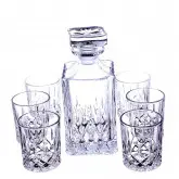 Juego De Whiskera Con Vasos 200Ml 7Pzs