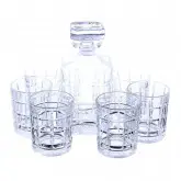 Juego De Whiskera Con Vasos 225Ml 7Pz