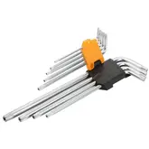 Llave Hexagonal Extralargo Tolsen 9Pcs 20057