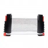 Red Retráctil Para Mesa De Ping Pong Negro/Rojo