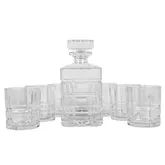 Set De Decanter 850Ml 21Cmp/ Whiksy Con 6 Vasos 340Ml