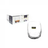 Set Vasos De Cristal P/Whisky Bohemia 6Pzs 230Ml