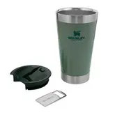 Stanley Vaso Termico Beer C/Tapa-Abridor 473Ml Verde