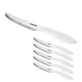 Tescoma Cuchillo De Mesa 12Cm 6Pzs Blanco &Quot;Presto&Quot;