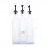 Vinagrero Vidrio Opaco 3X1