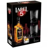 Whisky Label 5 750Ml C/2 Vasos