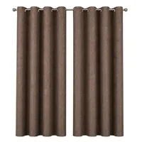 Cortina Goldsun America Linho 100% Blackout 140 X 230 Cm Marrom em Casa Americana