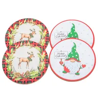 Porta-Copo Natal Design Bra/Ver 9.5Cm em Casa Americana