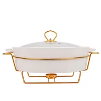 Rechaud De Porcelana Redonda 28Cm em Casa Americana
